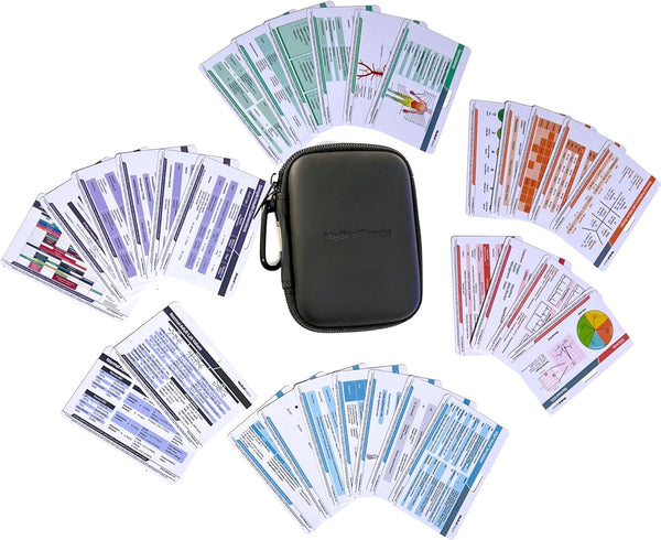 Scrubnotes Nursing - 56 Nursing Badge Reference Card Set