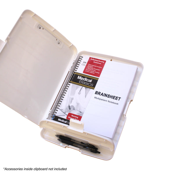 x20 Storage Clipboard with Pen Box - Nursing Edition Quick Medical Reference (2017)
