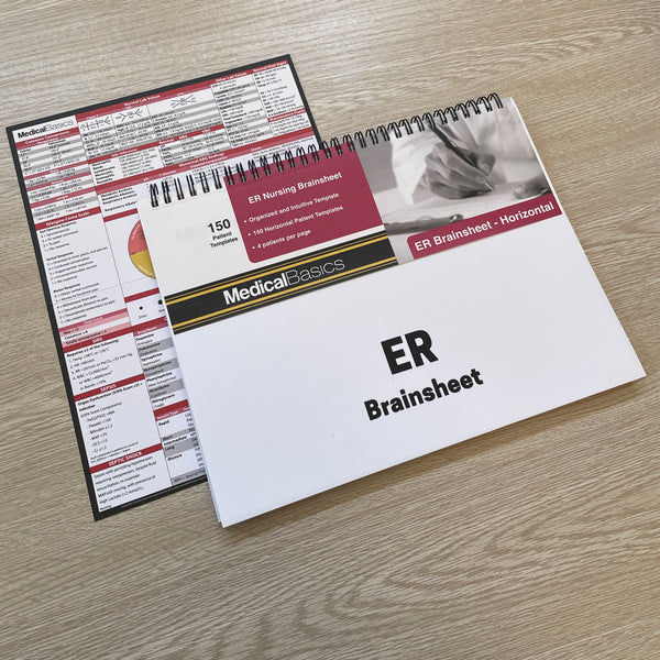 ER Brain Sheet Notebook (Horizontal)