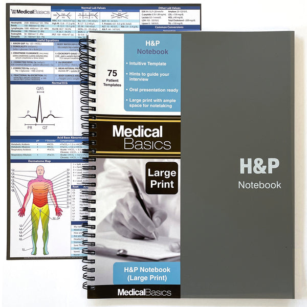 H&P notebook Plus (Larger Print Edition) 8"x11"