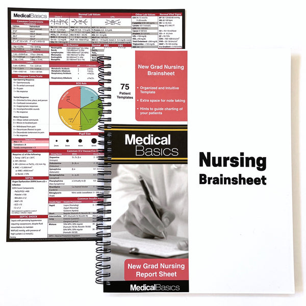 New Grad Brain Sheet Notebook